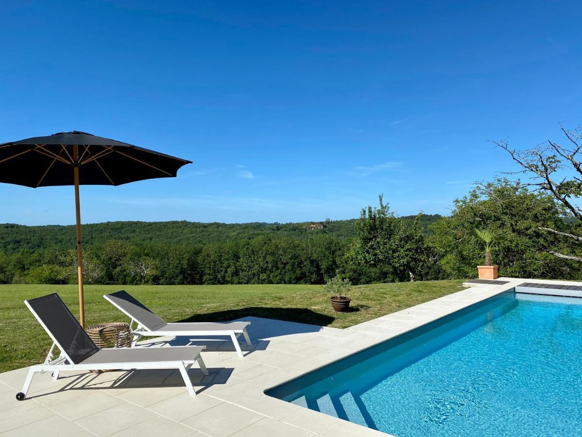 Domaine De Cazal - Gite 2 Pers Avec Piscine Au Coeur De 26 Hectares De Nature Preservee Vila Saint-Cyprien  Exterior foto