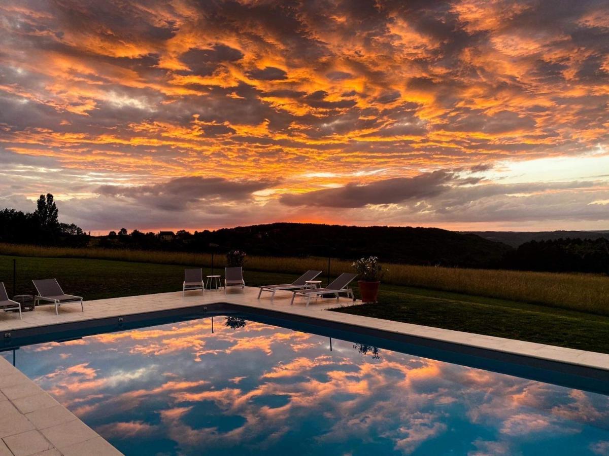 Domaine De Cazal - Gite 2 Pers Avec Piscine Au Coeur De 26 Hectares De Nature Preservee Vila Saint-Cyprien  Exterior foto